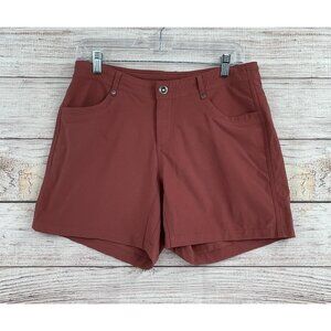 Kuhl Red Athletic Shorts Mid-Thigh Length